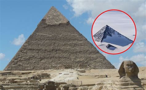 Piramide egipcia en la antartida